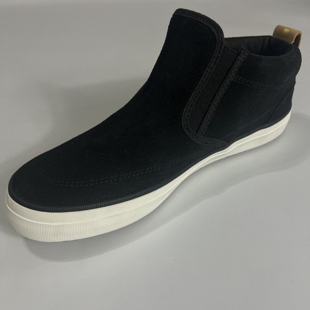 Sperry STS86853 Women's Crest Lug Side Zip Suede Chukka Shoes Black Size… - Picture 8 of 15